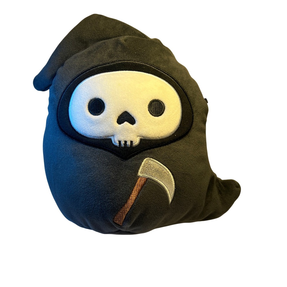 Squishmallows Otto the Grim Reaper Halloween Plush Goth Spooky Core 8 inch